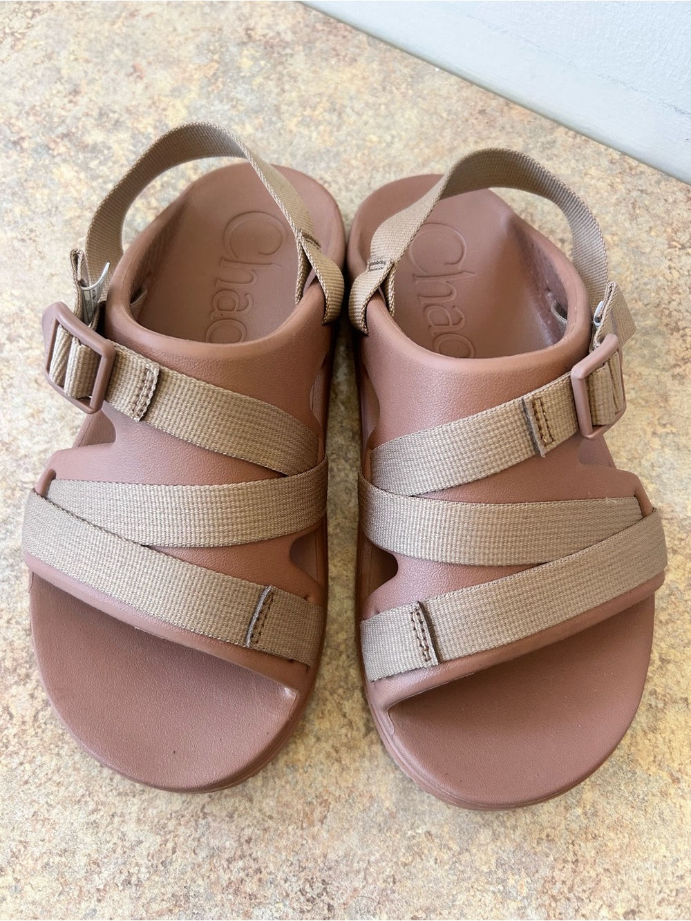 Chaco Chillos Mauve/Clay Sport Sandals like new condition size 8 - Picture 4 of 7